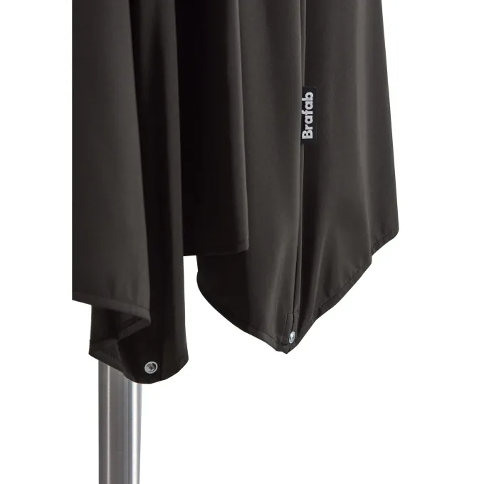 Abriola Parasoll 330x258 cm Svart