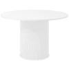Accento Ø120 cm Matbord Vit