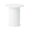 Accento Ø50 cm Sidobord Vit