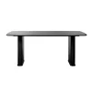 Accento 100x190 cm Oval Matbord Svart
