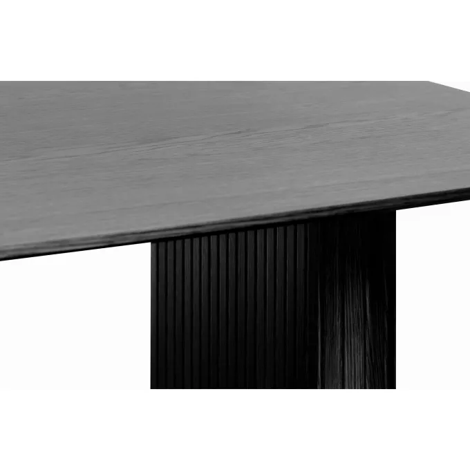 Accento 100x190 cm Oval Matbord Svart