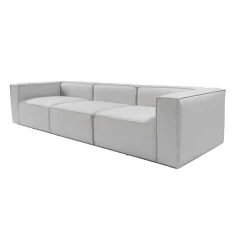 Accra 3-sits soffa Ljusgrå