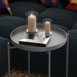Adelaide Sidobord Grå