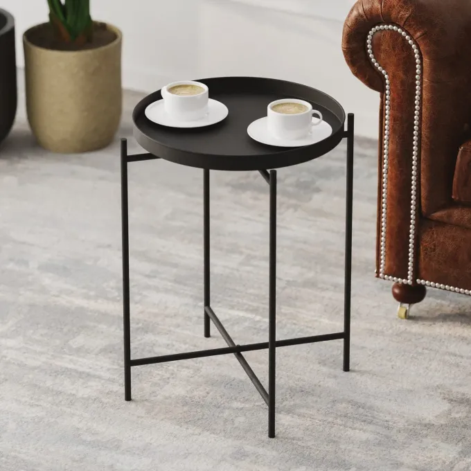 Adelaide Sidobord Svart