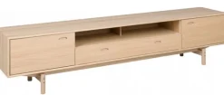 Aeris Mediabänk 233 cm Ljus Ek