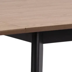 Alba Matbord 80x80/120 cm Ek/Svart