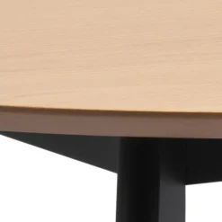 Alba Matbord Rund 105 cm Ek/Svart