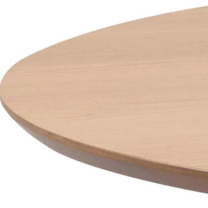Alba Matbord Rund 105 cm Ek/Svart