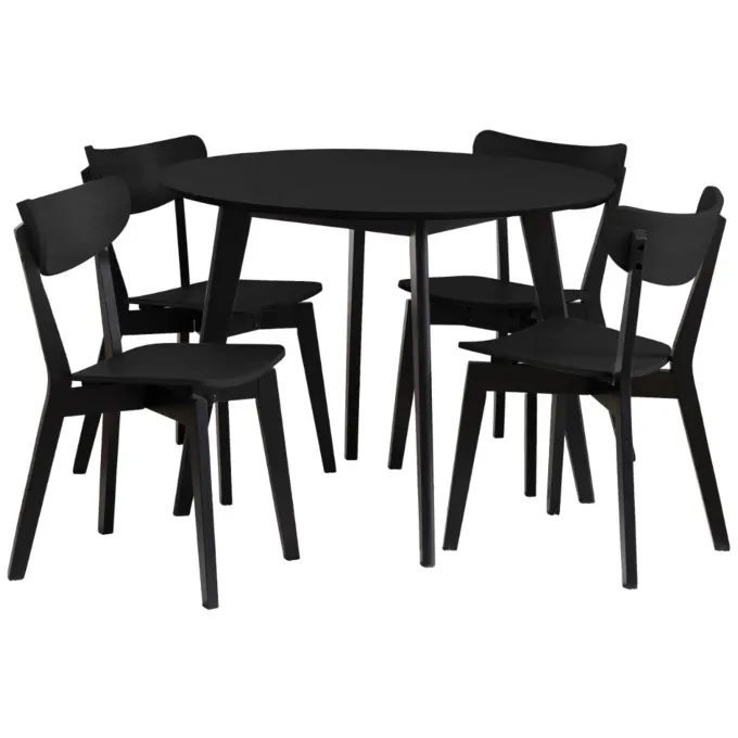 Alba Matgrupp 105 cm Lackad Ek Svart