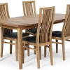 Allegro Matgrupp 162cm Inkl. 4st Stolar Tyg/Ek