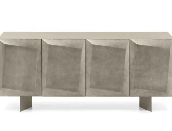 Alterego Sideoboard 4D Brushed Pearl Beige