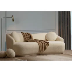Ancona 3-sits Soffa Creme