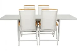 Andy Positionsstol Light Grey/Teak