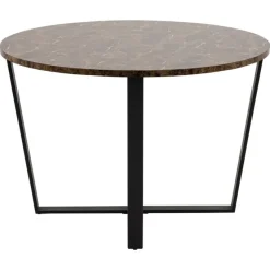 Angers Matbord Rund 110 cm Delhi-marmor
