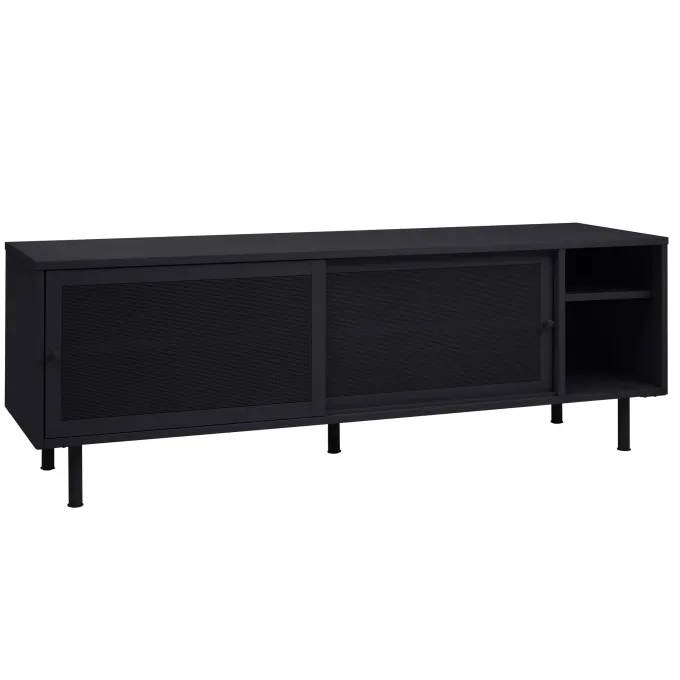 Angolo Mediabänk 160 cm Svart
