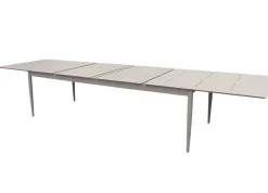 Anzio Matbord XL 110x266-396 cm Khaki