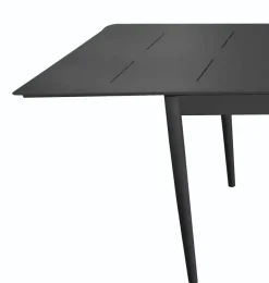 Anzio Matbord XL 110x266-396 cm Svart