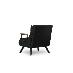 Apia Enkel Mörk (26 x 120 x 60 cm) Grå 1-sits bäddsoffa