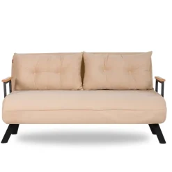 Apia 2-sits Bäddsoffa Creme
