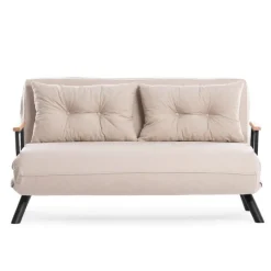 Apia 2-sits Bäddsoffa Dark Creme