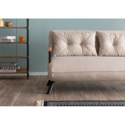 Apia 2-sits Bäddsoffa Dark Creme
