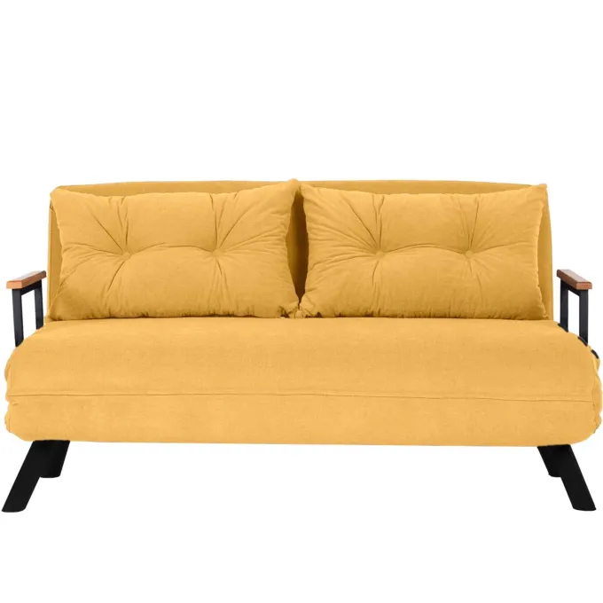 Apia 2-sits Bäddsoffa Senap
