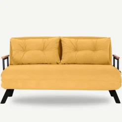Apia 2-sits Bäddsoffa Senap