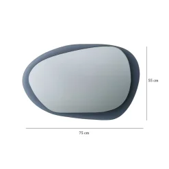 Aqua Spegel Rökfärgad