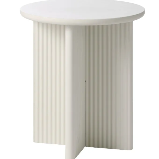 Arco Sidobord Ø50 cm Greige