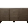 Aria Sideboard Brun/Keramisk Travertin