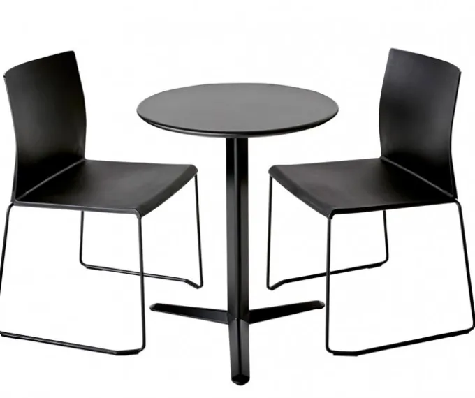 Arket Cafébord 60 cm Rund Black