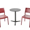 Arket Cafégrupp 60cm ink 2st Lilibet Stolar Bordeaux