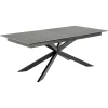 Armand Matbord 100x200-240 cm Svart Fairbanks