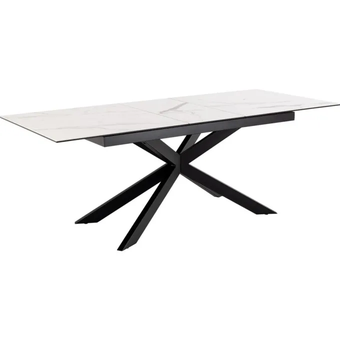 Armand Matbord 90x168-210 cm Vitt Akranes