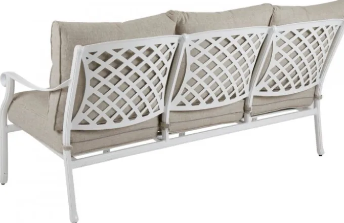 Arras 3-Sits Soffa Vit