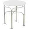 Arts Utebord Runt Ø46 cm Soft White