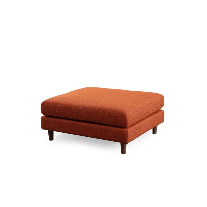 Auckland Hörnsoffa med puff Orange