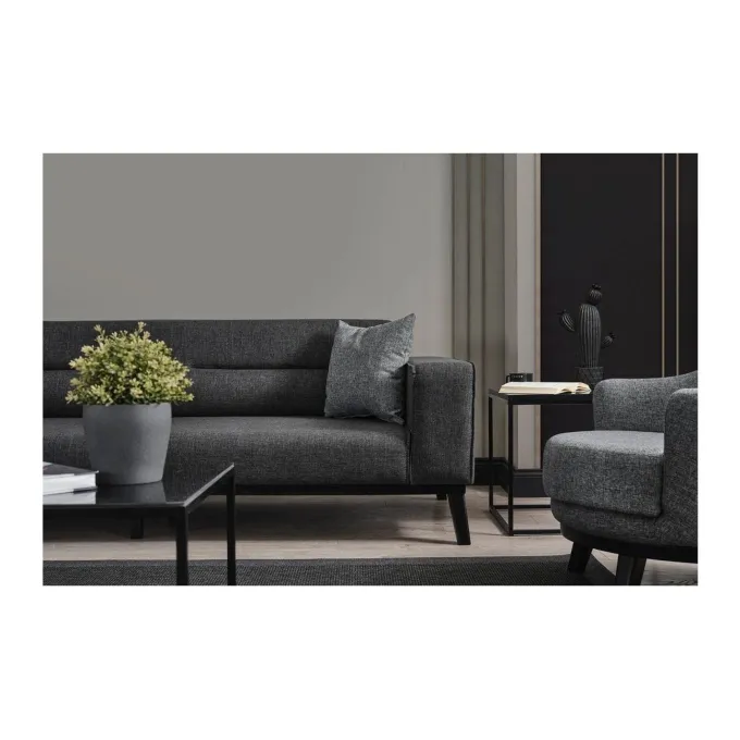 Bali 3-sits Bäddsoffa Antracit