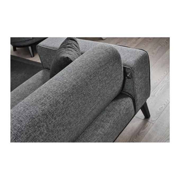 Bali 3-sits Bäddsoffa Ljusgrå
