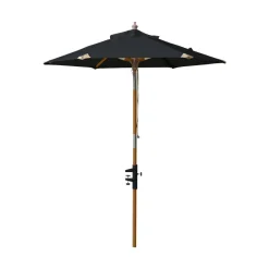 Balkong Ø1,8 m Polyesterduk Parasoll Svart