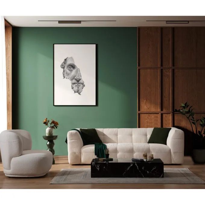 Bamako 3-sits soffa Beige