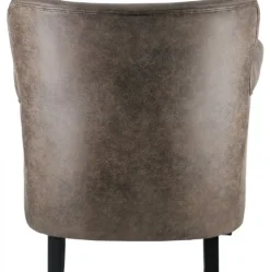 Baron Fåtölj Ljusbrunt Vintagekonstläder