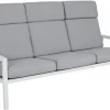 Belfort 3-sits Hög Soffa Vit/Grå