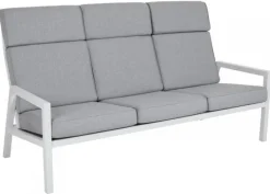 Belfort 3-sits Hög Soffa Vit/Grå