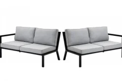 Belfort 2-Sits Soffa H/V Svart/Grå