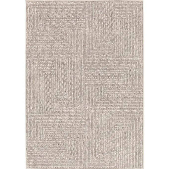 Belle Utematta 240x340 cm Grå