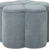 Bellis Sittpuff med Förvaring Ø60 cm Blå