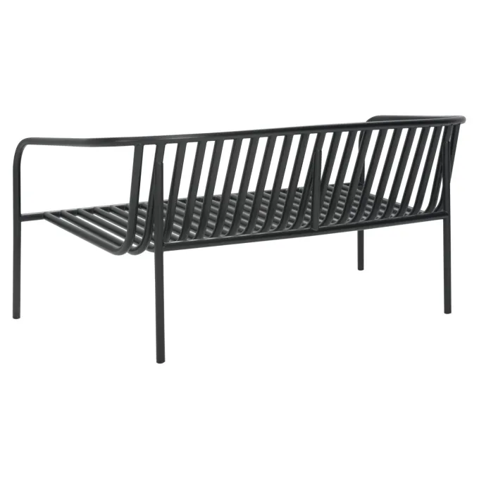 Bendt 2-sits Soffa 138x72 cm Svart/Teddy Ant