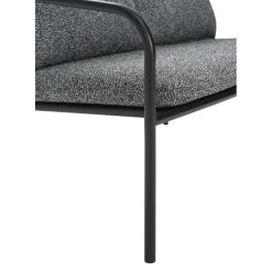 Bendt 2-sits Soffa 138x72 cm Svart/Teddy Ant