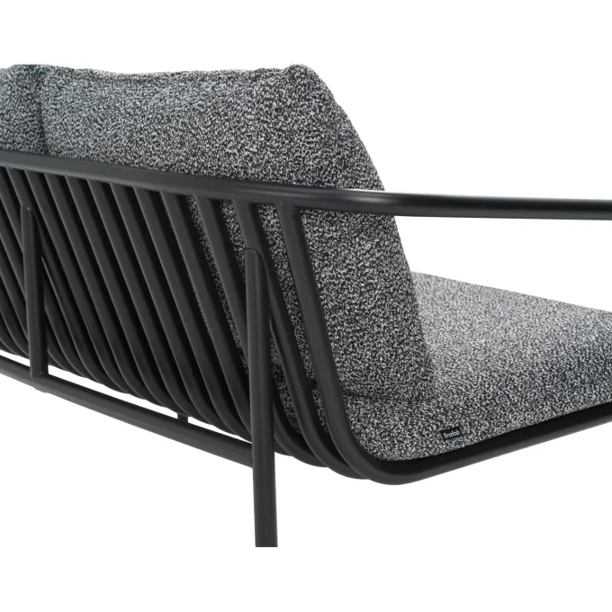 Bendt 2-sits Soffa 138x72 cm Svart/Teddy Ant